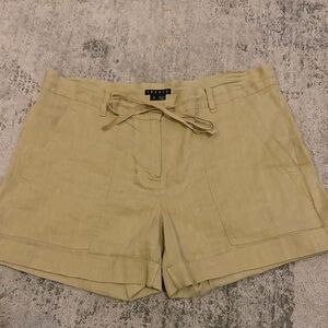 Theory Khaki Women's Cargo Shorts